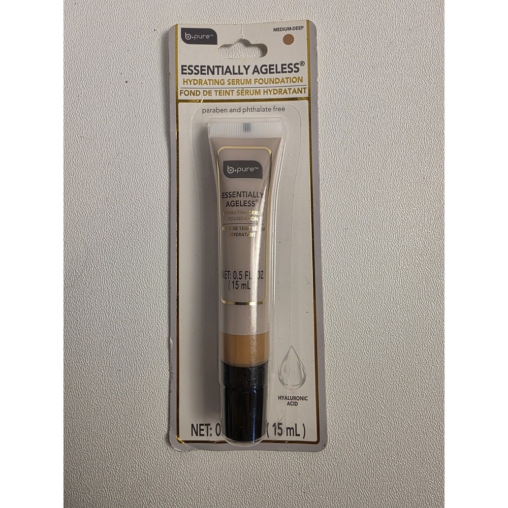 bPure Essentially Ageless Foundation Medium‎ Deep-Hyluronic Acid